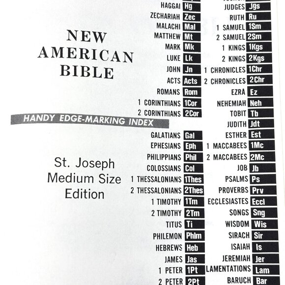 Saint Joseph Edition of the New American Bible Vtg - Picture 13 of 15